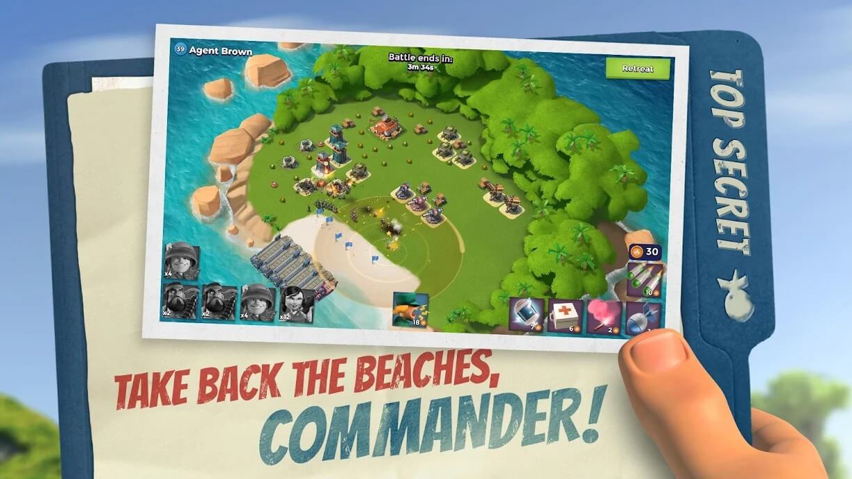 Boom Beach Gameplay Features